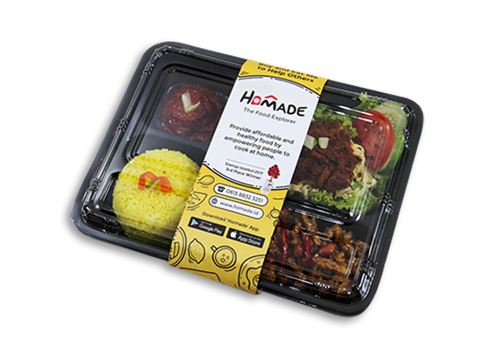 kemasan bento mealbox homade